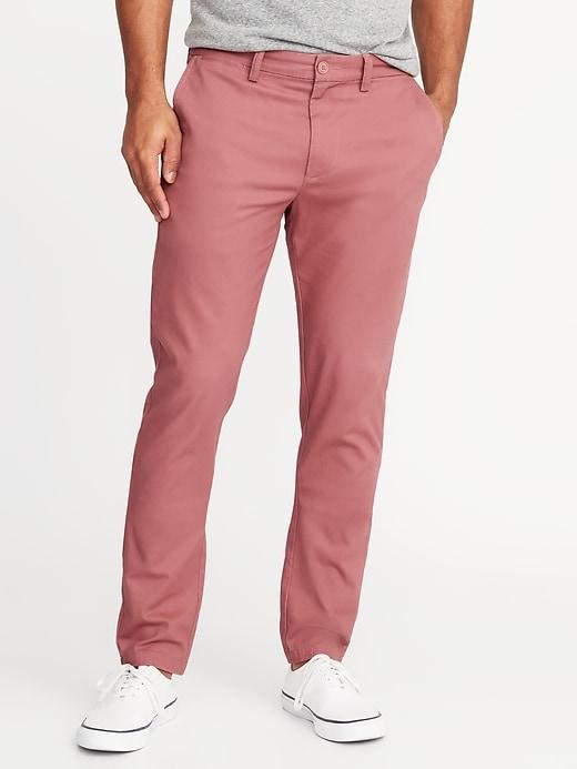 Old Navy Mens Relaxed Slim Ultimate Built-in Flex Khakis Mauve Along Size 32w