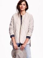 Old Navy Quilted Zip Front Jacket - Palomino