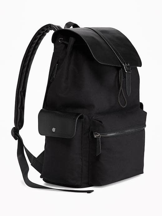 Old Navy Canvas Backpack For Men - Blackjack