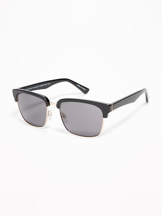 Old Navy Mens Browline Sunglasses For Men Black Size One Size