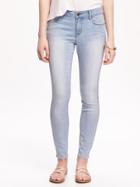 Old Navy Mid Rise Rockstar Jeans For Women - Sunbleached 10