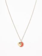 Old Navy  Double Disk Pendant Necklace For Women Gold Size One Size