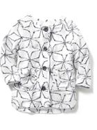 Old Navy Printed Poplin Shirt Jacket - Geo Floral