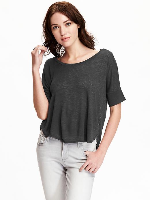 Old Navy Womens Sweater Knit Scoop Neck Tops Size L - Panther