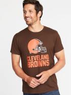 Old Navy Mens Nfl Team Graphic Tee For Men Browns Size M