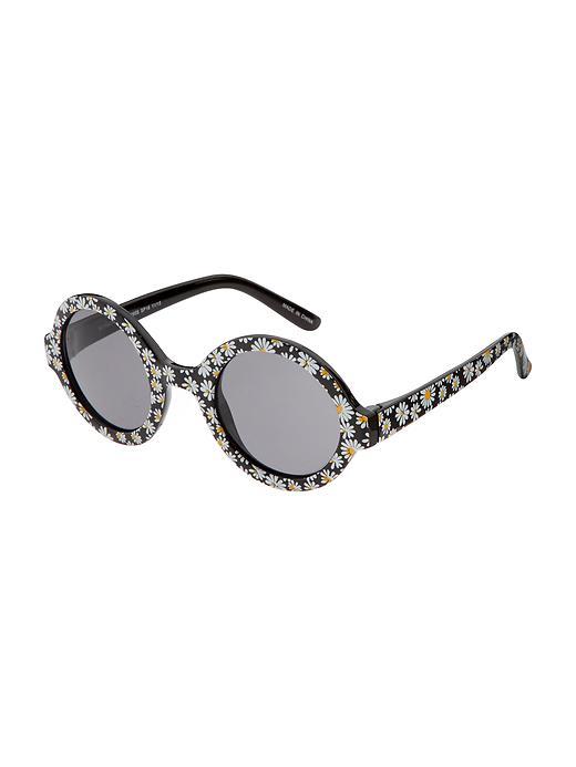Old Navy Flower Frame Sunglasses - Flower Bead Drop Earrings