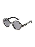 Old Navy Flower Frame Sunglasses - Flower Bead Drop Earrings