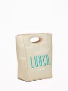 Old Navy Womens Graphic Canvas Lunch Tote Best Lunch Ever Size One Size