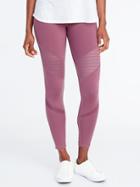 Old Navy Womens High-rise Moto Compression 7/8-length Leggings For Women Bust A Mauve Size S