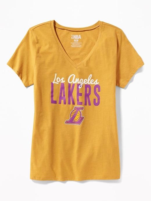 Old Navy Womens Nba Team V-neck Tee For Women Lakers Size Xl