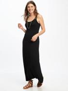 Old Navy Jersey Maxi Tank Dress For Women - Black