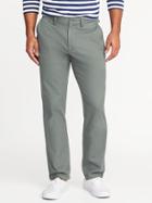 Old Navy Mens Straight Ultimate Built-in Flex Khakis For Men Frosty Pine Size 46w