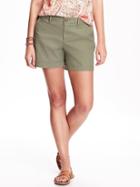 Old Navy Everyday Twill Shorts For Women 5 - Thyme Is Up