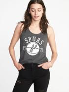 Old Navy Womens Nba Graphic Racerback Tank For Women Spurs Size Xl