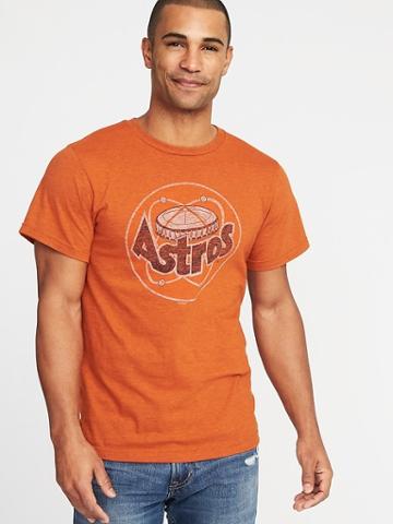 Old Navy Mens Mlb Cooperstown Collection Team Tee For Men Houston Astros Size S
