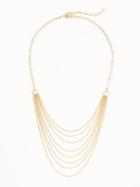 Old Navy Layered Chain Necklace For Women - Gold