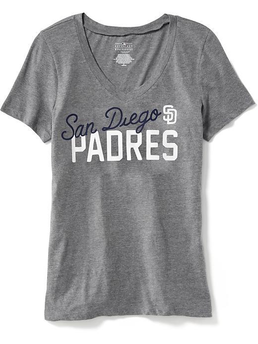 Old Navy Mlb Team V Neck Tee For Women - San Diego Padres