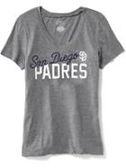Old Navy Mlb Team V Neck Tee For Women - San Diego Padres