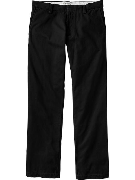 Old Navy Mens New Classic Straight Leg Khakis - Black Jack