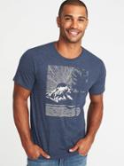 Old Navy Mens Graphic Soft-washed Tee For Men Morning In The Mountains Size Xs