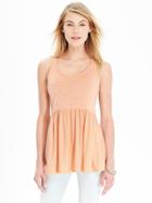 Old Navy Womens Peplum Hem Tanks Size Xs Petite - Warm Stripe