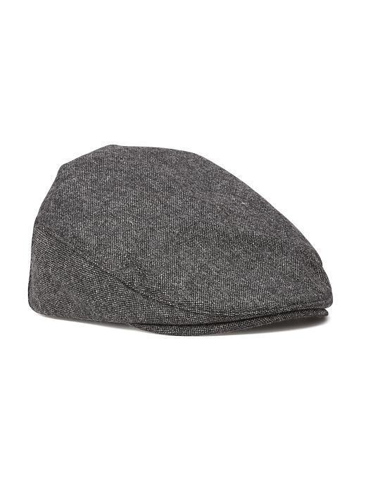 Old Navy Tweed Drivers Cap Size L/xl - Dark Gray