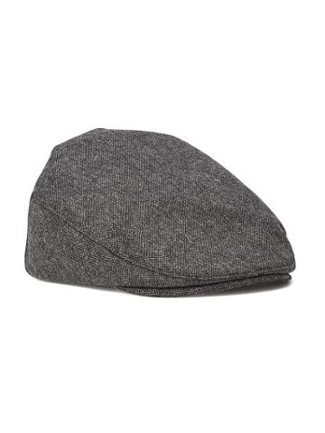 Old Navy Tweed Drivers Cap Size L/xl - Dark Gray