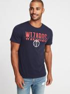 Old Navy Mens Nba Team Graphic Tee For Men Wizards Size M
