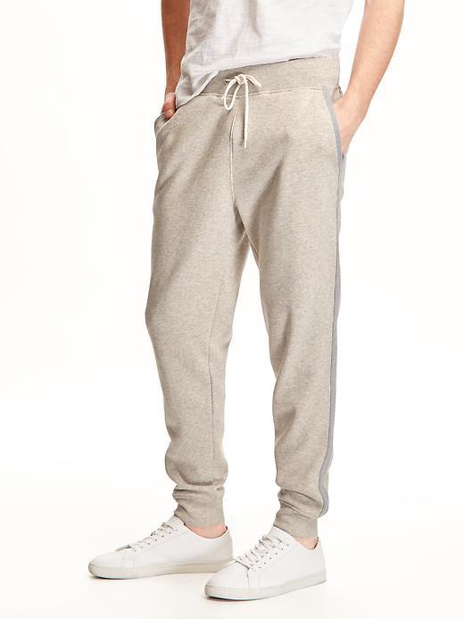 Old Navy Fleece Joggers For Men - Heather Oatmeal