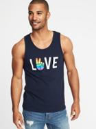 Old Navy Mens Pride-graphic Tank For Men Love Size Xxl
