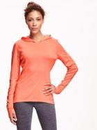 Old Navy Pullover Hoodie Top For Women - Coral Quandry Neo Poly