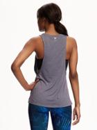 Old Navy Drop Arm Mesh Tank For Women - Stormy Weather Poly