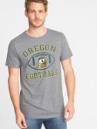 Old Navy Mens Ncaa Crew-neck Tee For Men University Of Oregon Size S
