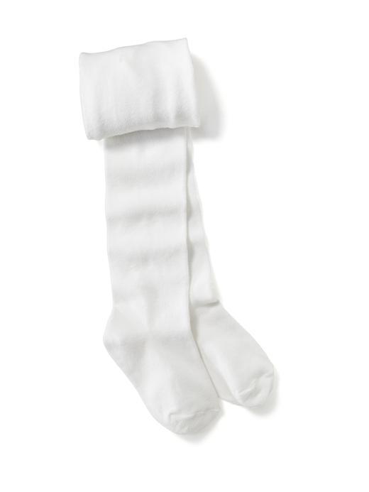 Old Navy Rib Knit Tights Size 0-6 M - White