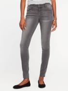 Old Navy Mid Rise Super Skinny Jeans For Women - Stone Lake