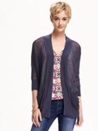 Old Navy Open Knit Cocoon Cardi For Women - Marquee Moon