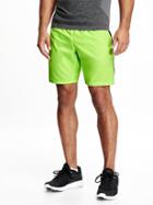 Old Navy Go Dry Running Shorts For Men 9 - Glow Worm Polyester