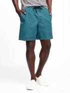 Old Navy Drawstring Twill Shorts For Men 7 - Rains Of Castamere