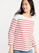 Relaxed French-terry Top For Women