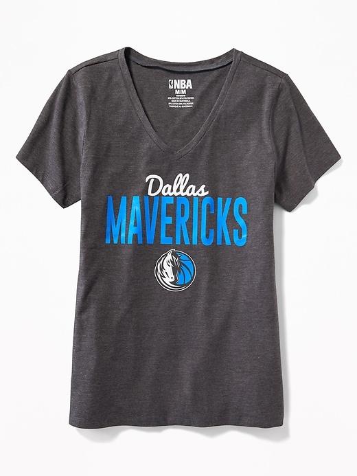 Old Navy Womens Nba Team V-neck Tee For Women Mavericks Size Xxl