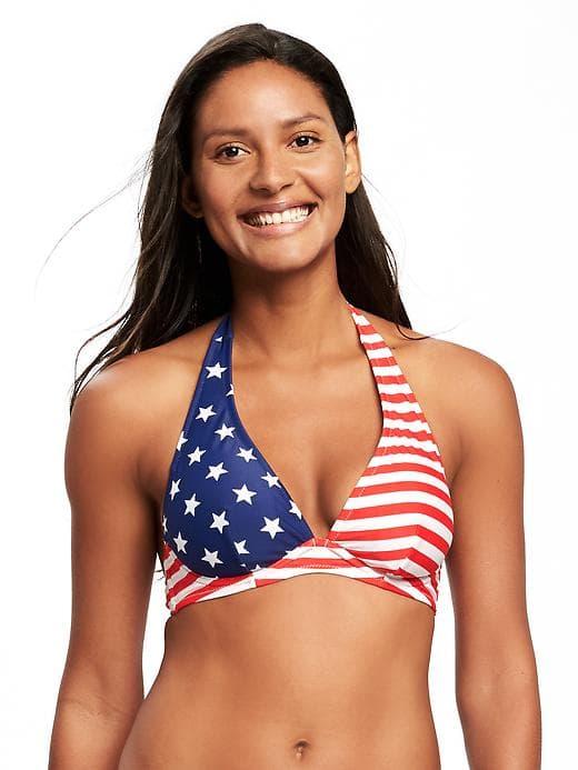 Old Navy Bikini Bottoms For Women - Red Stripe