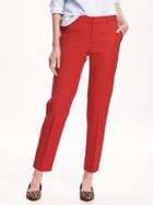 Old Navy Mid Rise Harper Trouser For Women - Red