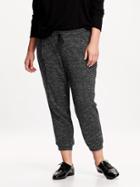 Old Navy Womens Plus French Terry Joggers Size 1x Plus - Black Heather