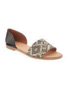 Old Navy Peep Toe Flats For Women - Raffia