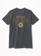 Old Navy Mens Nhl Team Crew-neck Tee For Men Boston Bruins Size M