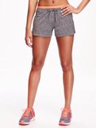 Old Navy Go Dry Workout Shorts For Women - Grey