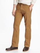 Old Navy Flannel Lined Chinos Size 32w 36l Tall - Bandolier Brown