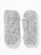 Old Navy Womens Boucl Mittens For Women Gray Size One Size