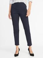 Old Navy Womens High-rise Super Skinny Ankle Pants For Women In The Navy Size 4