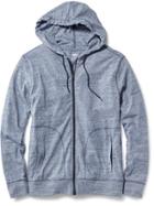 Old Navy Heathered Jersey Hoodie For Men - Medium Blue Heather